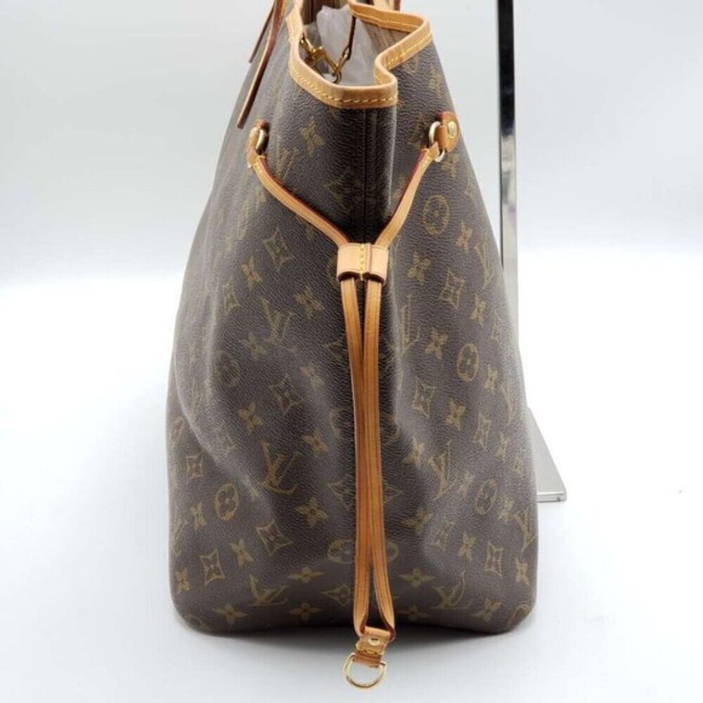 Louis Vuitton Neverfull GM Brown Monogram Canvas Shoulder Bag 890-070324 - Picture 4 of 15